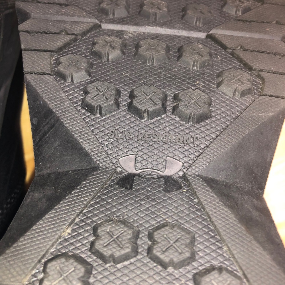 Under Armour Stellar G2 Tactical Boots Mens 12.5 US Black Leather 3025578-001 - Picture 12 of 16